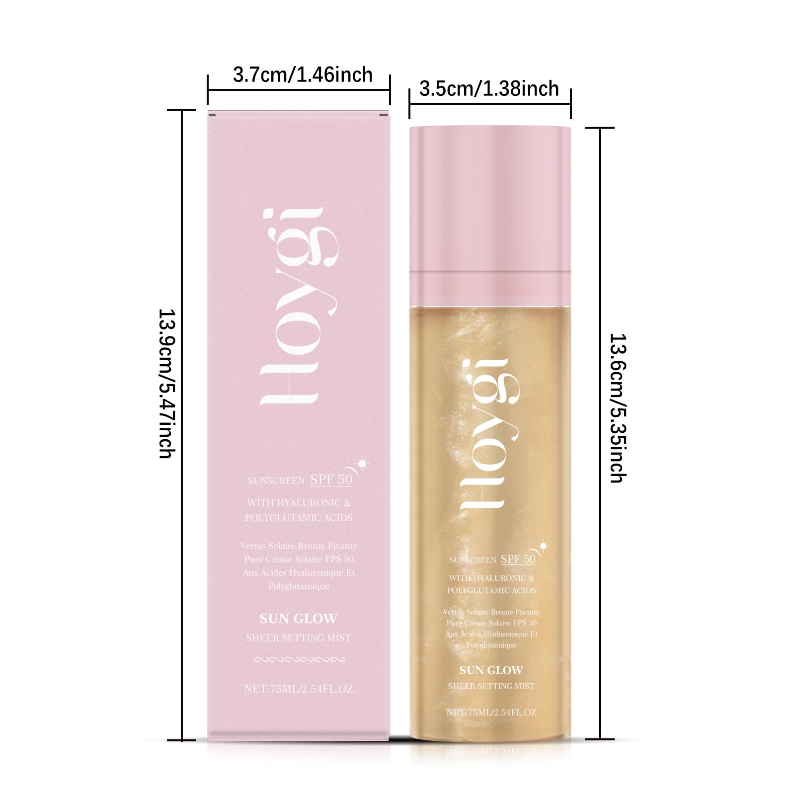 Mise en place hydratant spray écran solaire 75ml 1 boîte