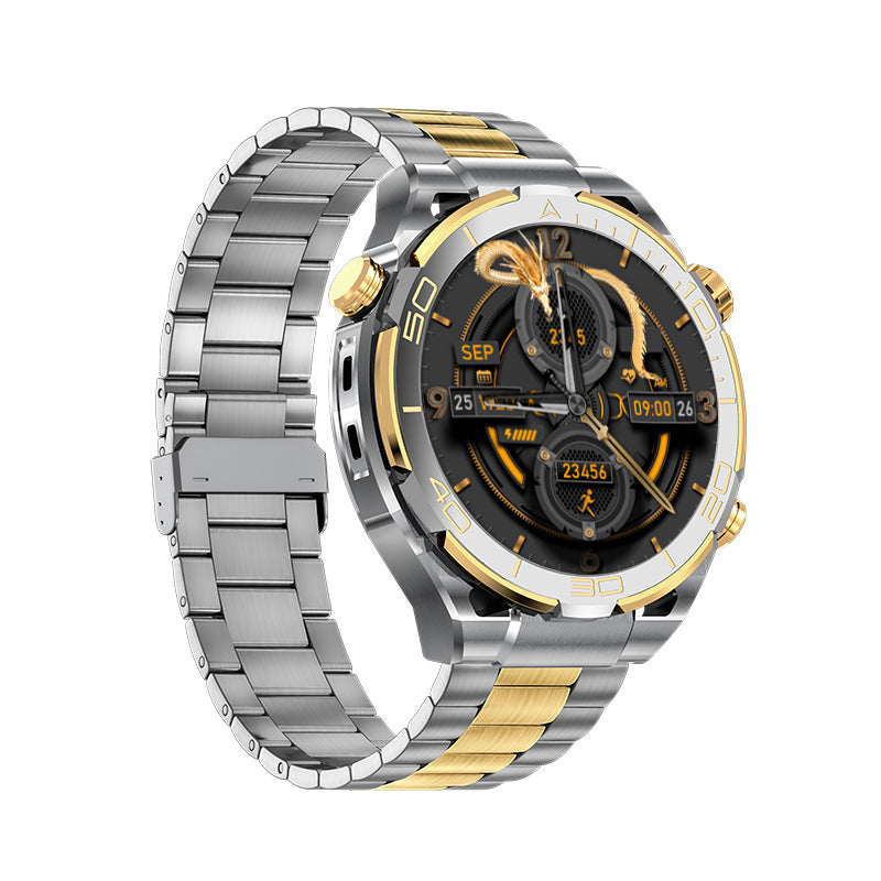 Extraordinaire Gold Edition Multi-fonction Intelligent Sports Electronic Smart Watch
