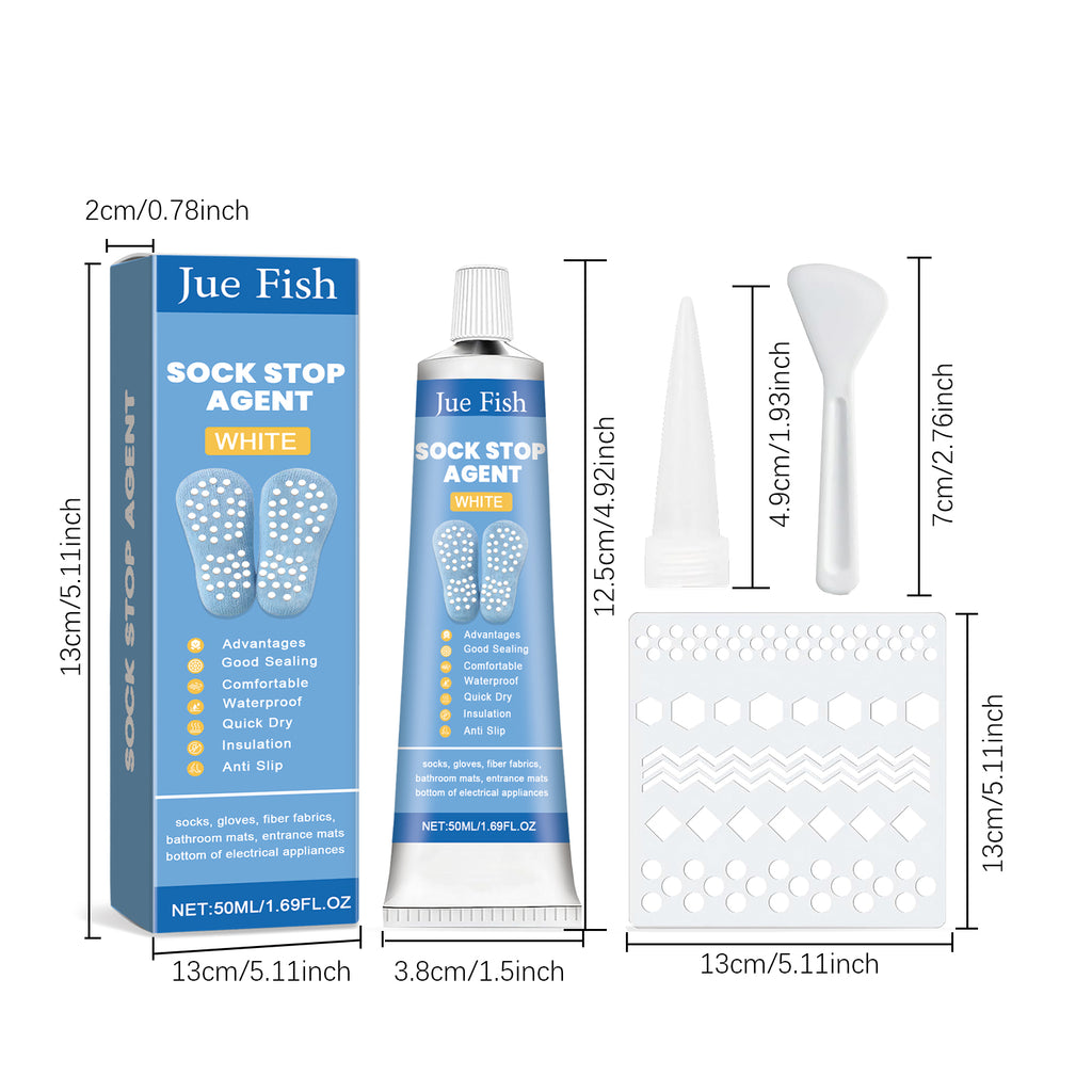 Ensemble adhésif antidérapant de chaussettes 1 Set1box