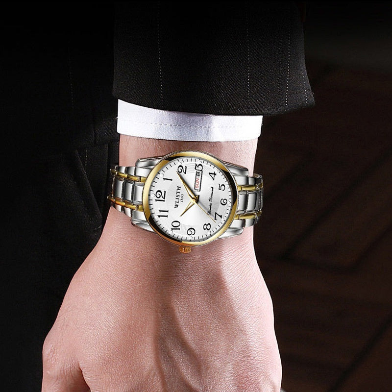 Large Digital Waterproof Quartz Digital Men's Watch
