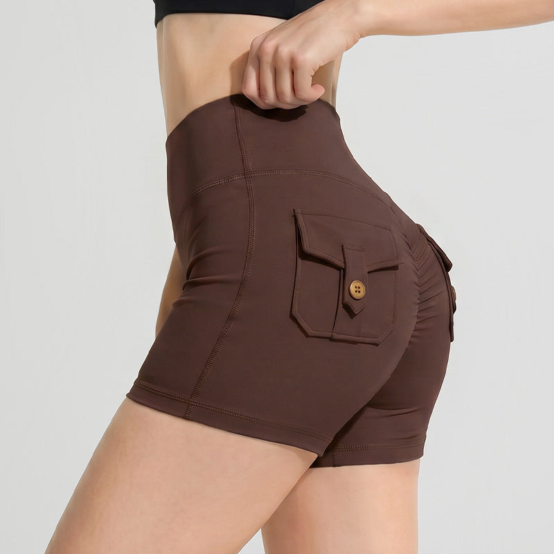 Shorts de yoga haute-élasticité