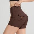 Shorts de yoga haute-élasticité