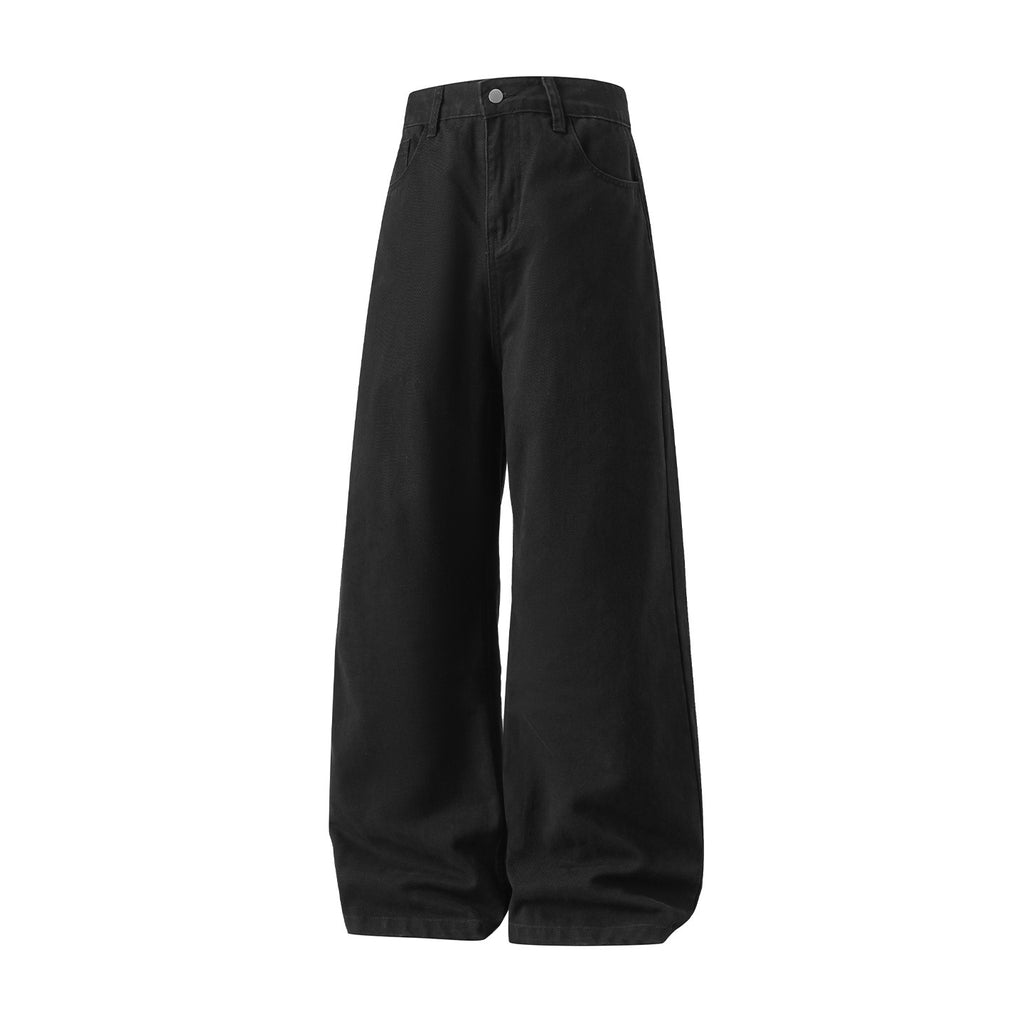 Pantalon semi-élastique semi-élastique retro en coton pour hommes