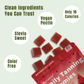 Gummies quotidiennes de bronzage-Flaveur de pastèque
