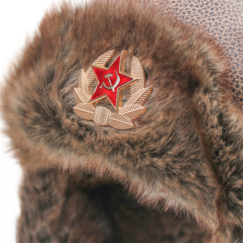 Imperméable Insigne soviétique extérieur unisexe Chapeau Lei Feng