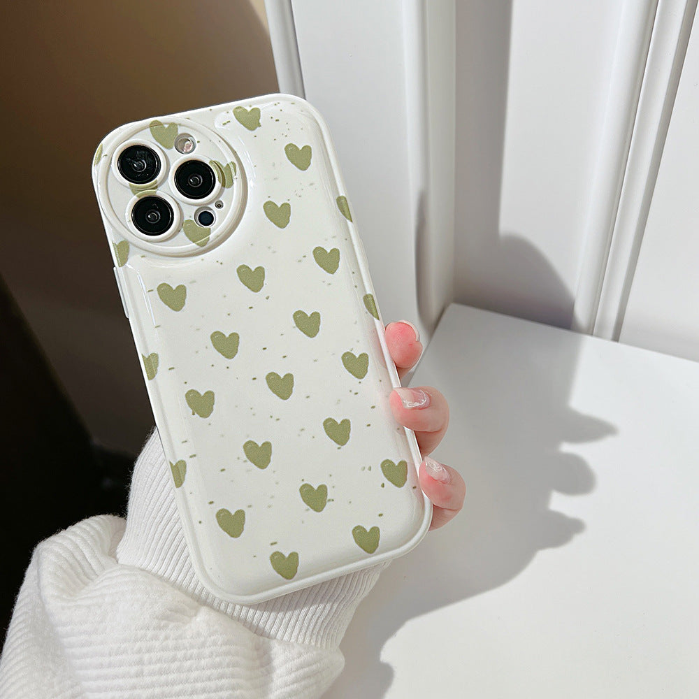 Simple Love paquet complet téléphone mobile anti-retour Silicone Shell