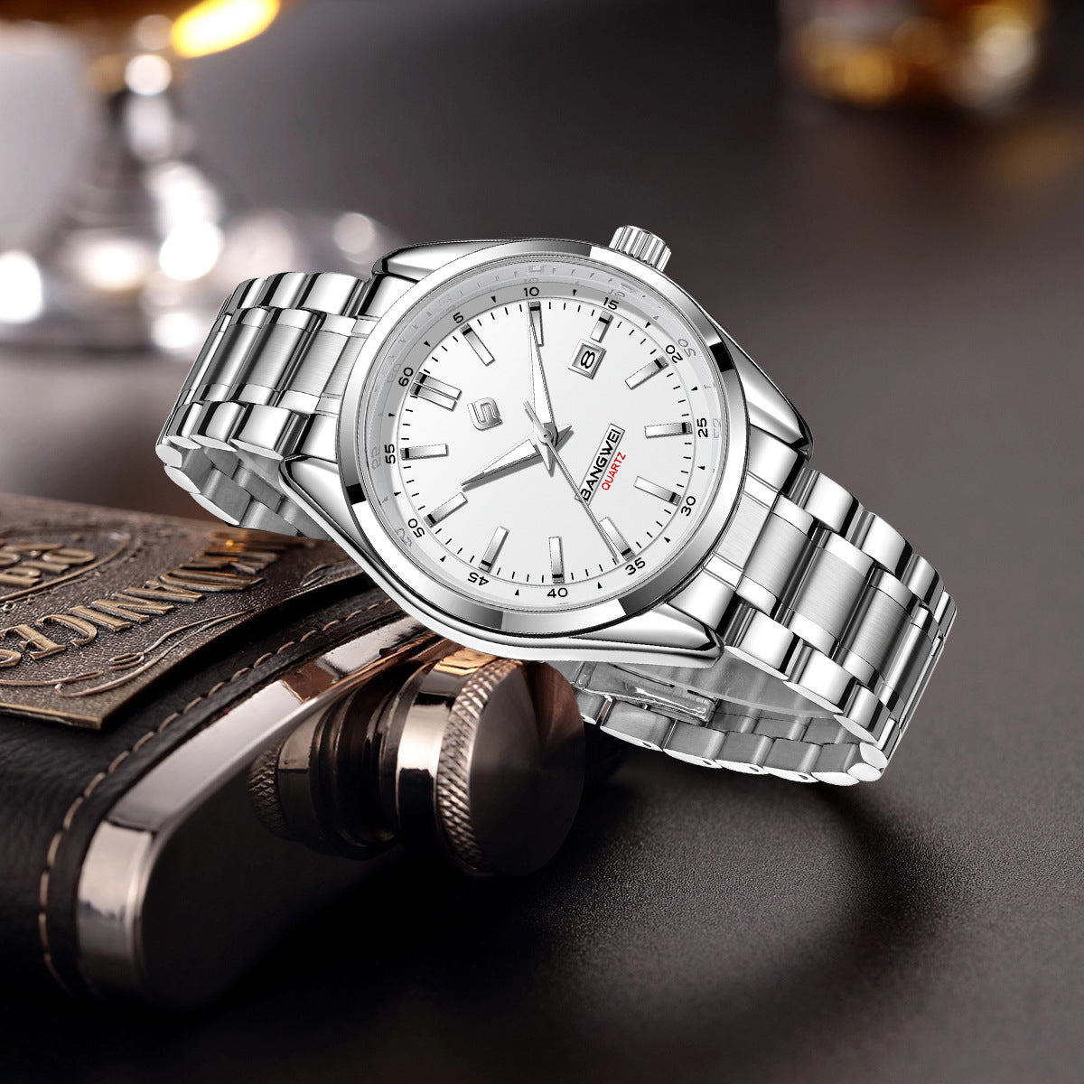 Montre Quartz Imperméable Lumineuse Homme Simple
