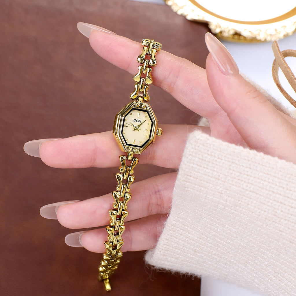 Montre Quartz de luxe Octagonal