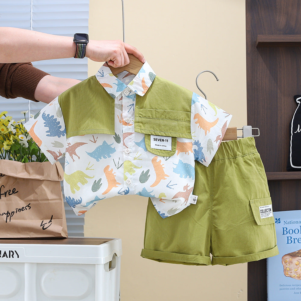 Chemise à manches courtes pour garçons