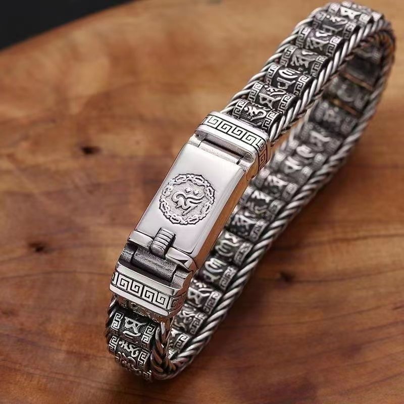 Bracelet en argent pour hommes