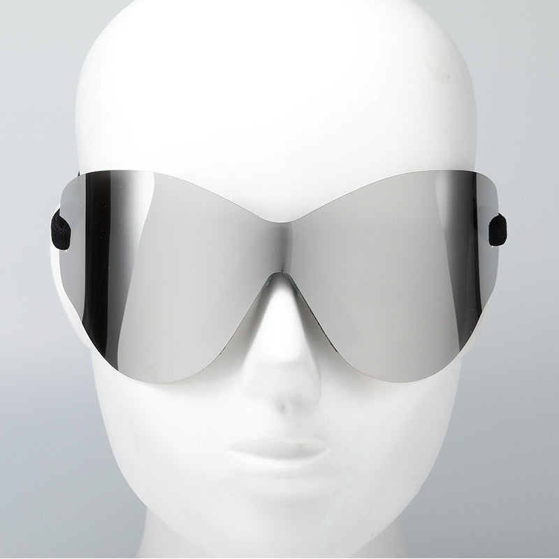 Celebrity Style concert Y2K Enveloppe autour des Lunettes de soleil pour femmes