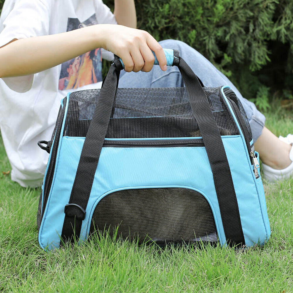 Grand sac de transport d'animaux de compagnie AVC Portable Soft Fabric Pold Dog Chat Puppy Travel Bag