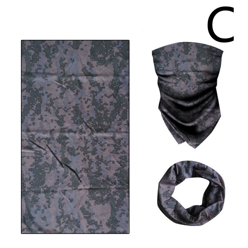 Magic Turban Headgear Équipement de sport Bib écran solaire Collier fournitures d'équitation