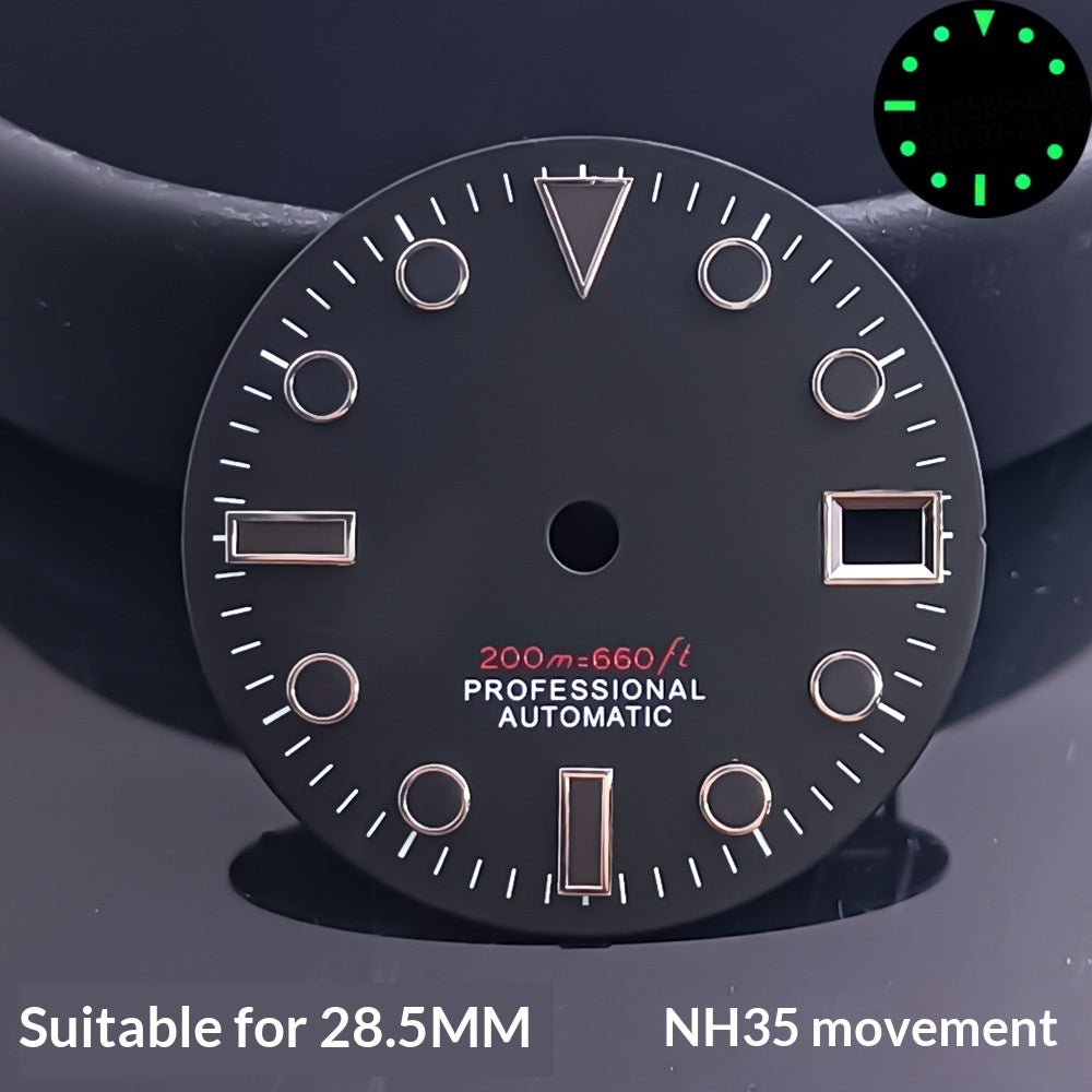 Cadran pour montre mécanique de plongée de mouvement NH35