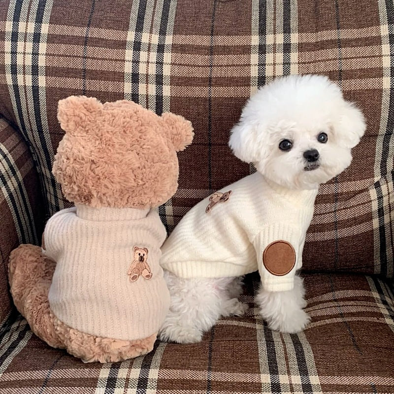 Chemise de base tricotée pour petits chiens