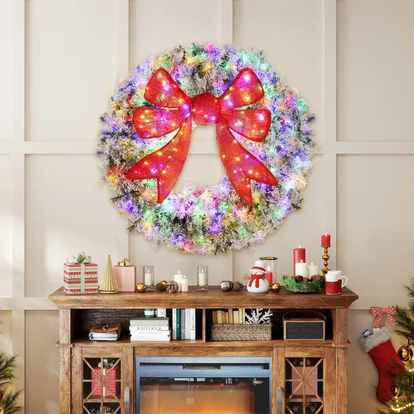 Wreath de Noël(Aucune expédition pour les week-ends)