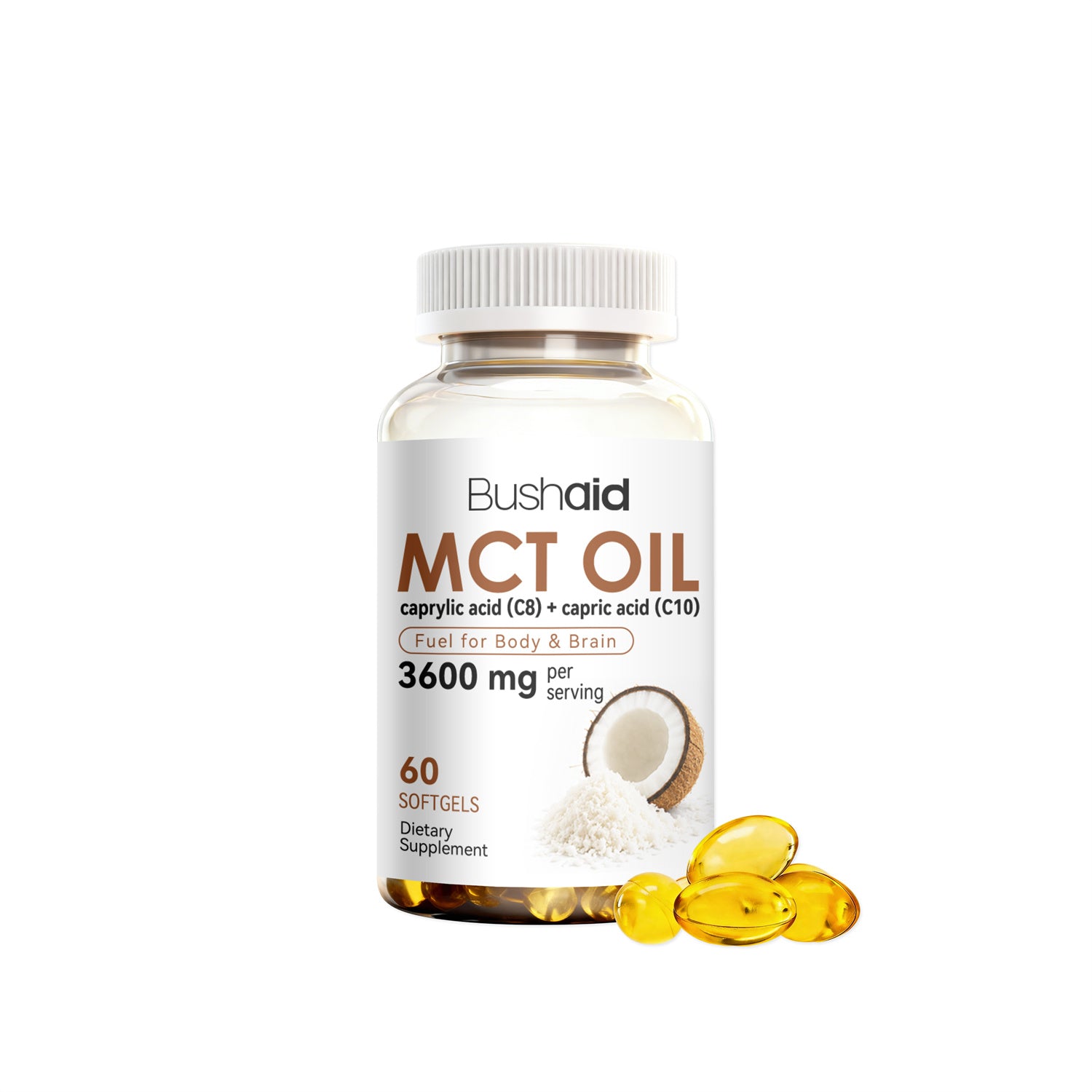 Triglycéride à chaîne moyenne Capsules molles