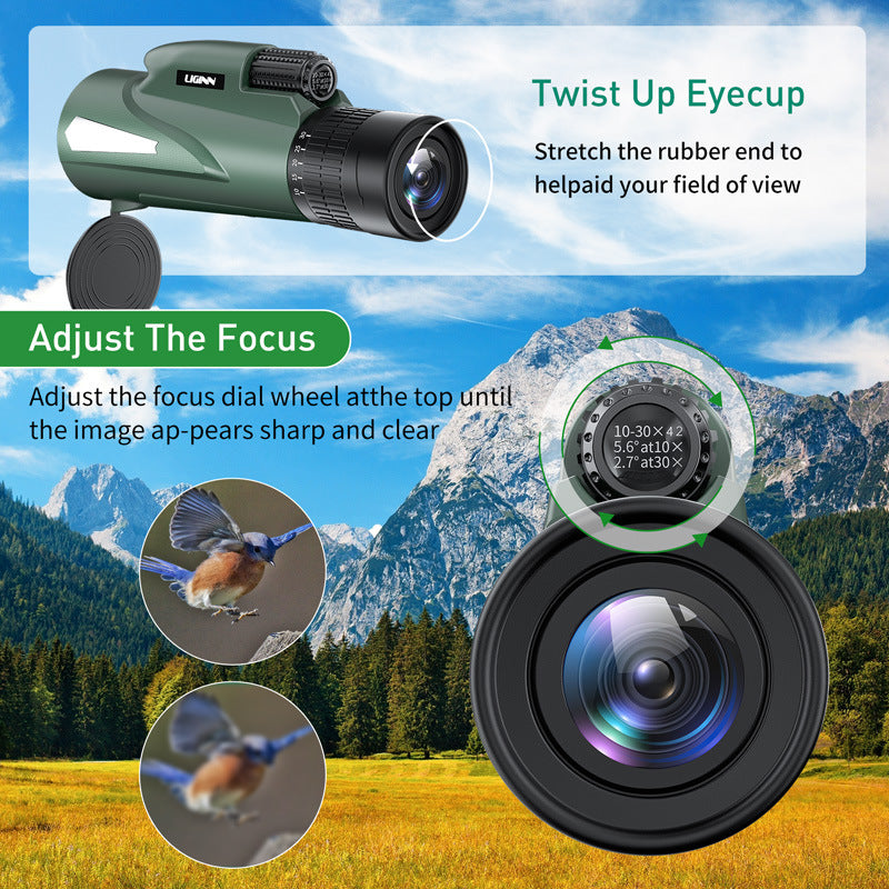 Photographie mobile Tiger Shark Zoom vert HD télescope extérieur