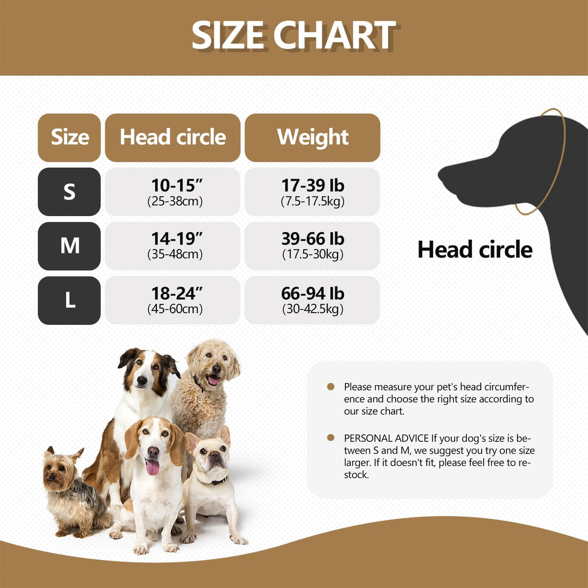 Silent Ears for Dogs - Adjustable Ear Covers for Noise