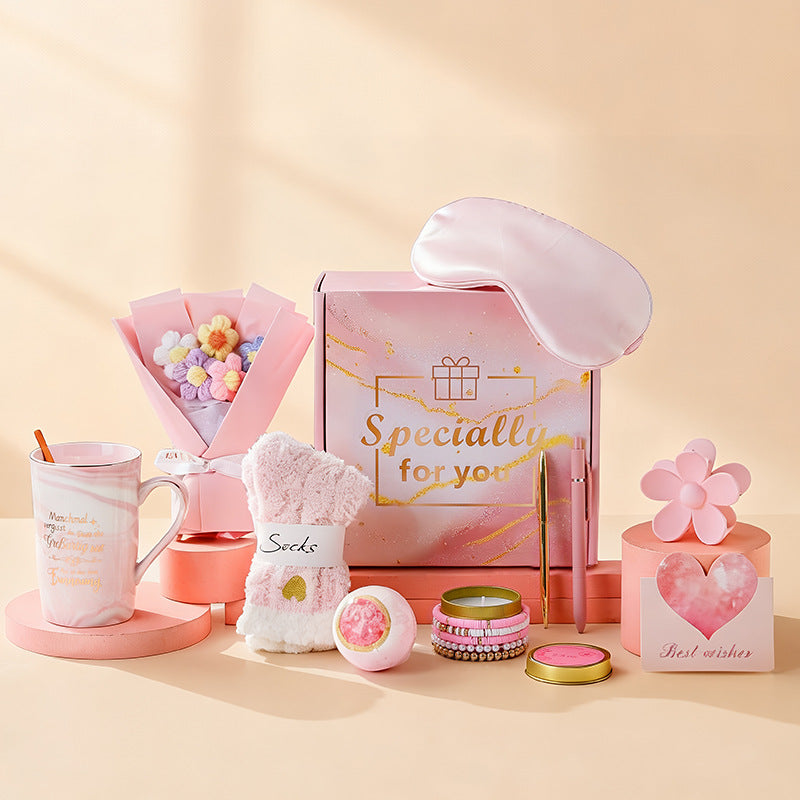 Mug Bougie Bain Bomb Chaussettes Cadeau Box