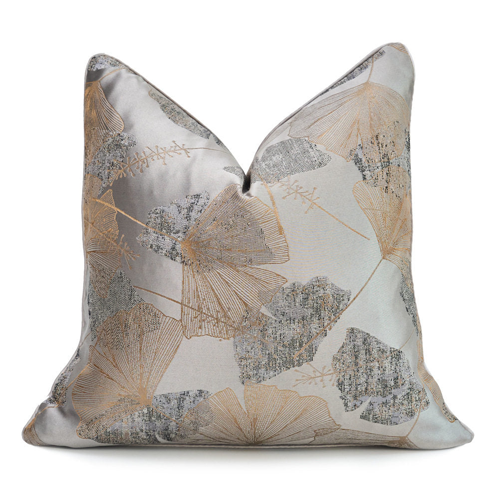 Shell-Pattern Moderne lumière-Luxury Haute précision Jacquard Soft Decor Oreiller Couverture