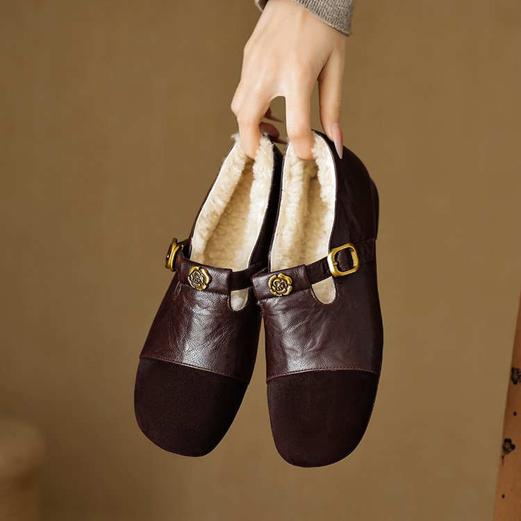 Camellia Vintage pour femme Mary Janes
