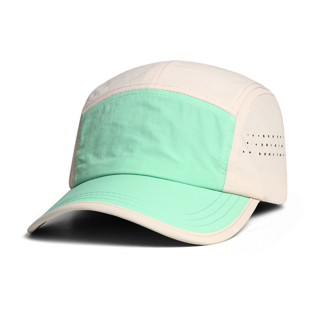 Chapeau à cinq straps de sport à séchage rapide, assorti de couleurs