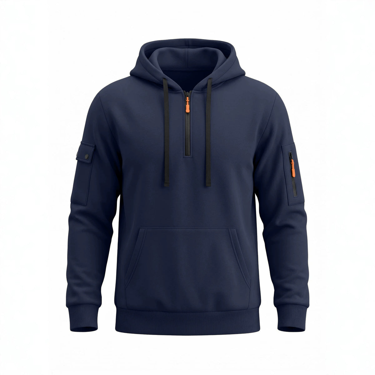 Homme Waffle-knit Henley avec poche de couleur contrastante