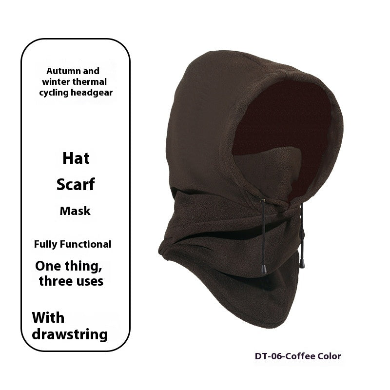 Masque de sport en automne et hiver thermique et coupe-vent