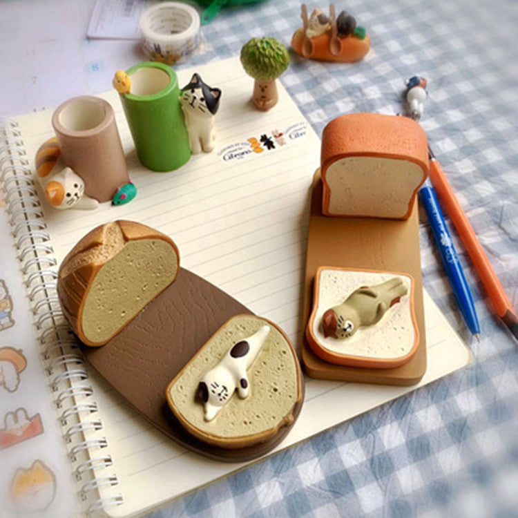 Sac à Toast Cat Couple Petit cadeau Résine synthétique Support de téléphone portable