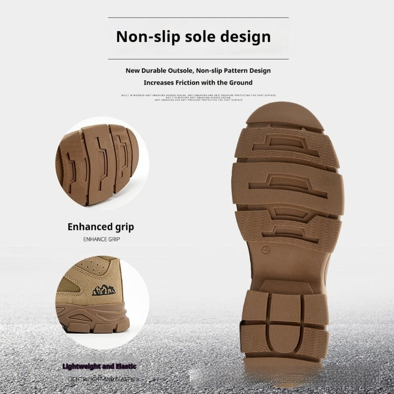 Hommes anti-smashing et chaussures de sécurité résistant à la perforation