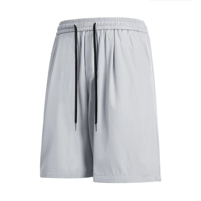 Shorts à coupe droite pour jeunes hommes