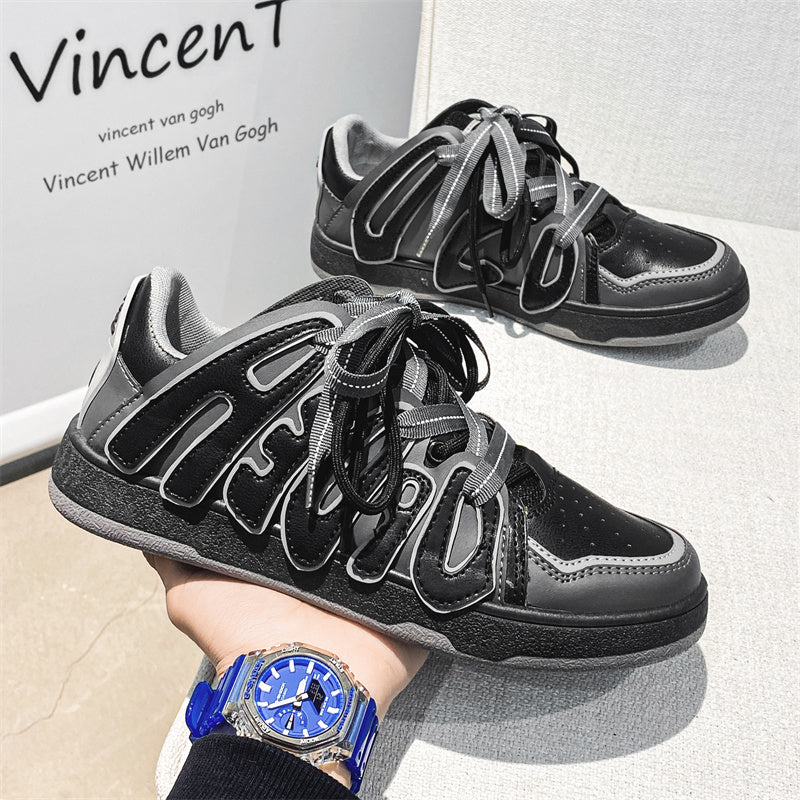 Hommes et femmes Bas-top lettre Niche chaussures de conseil