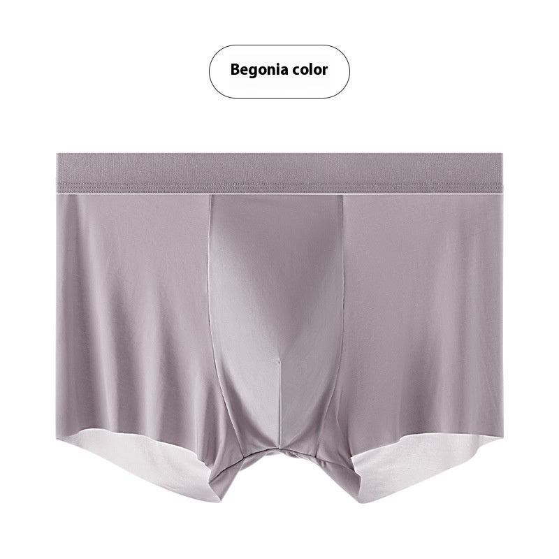 Sous-vêtements pour hommes en soie glacée 5A Antibactérien Mulberry Silk Sous-vêtements pour hommes