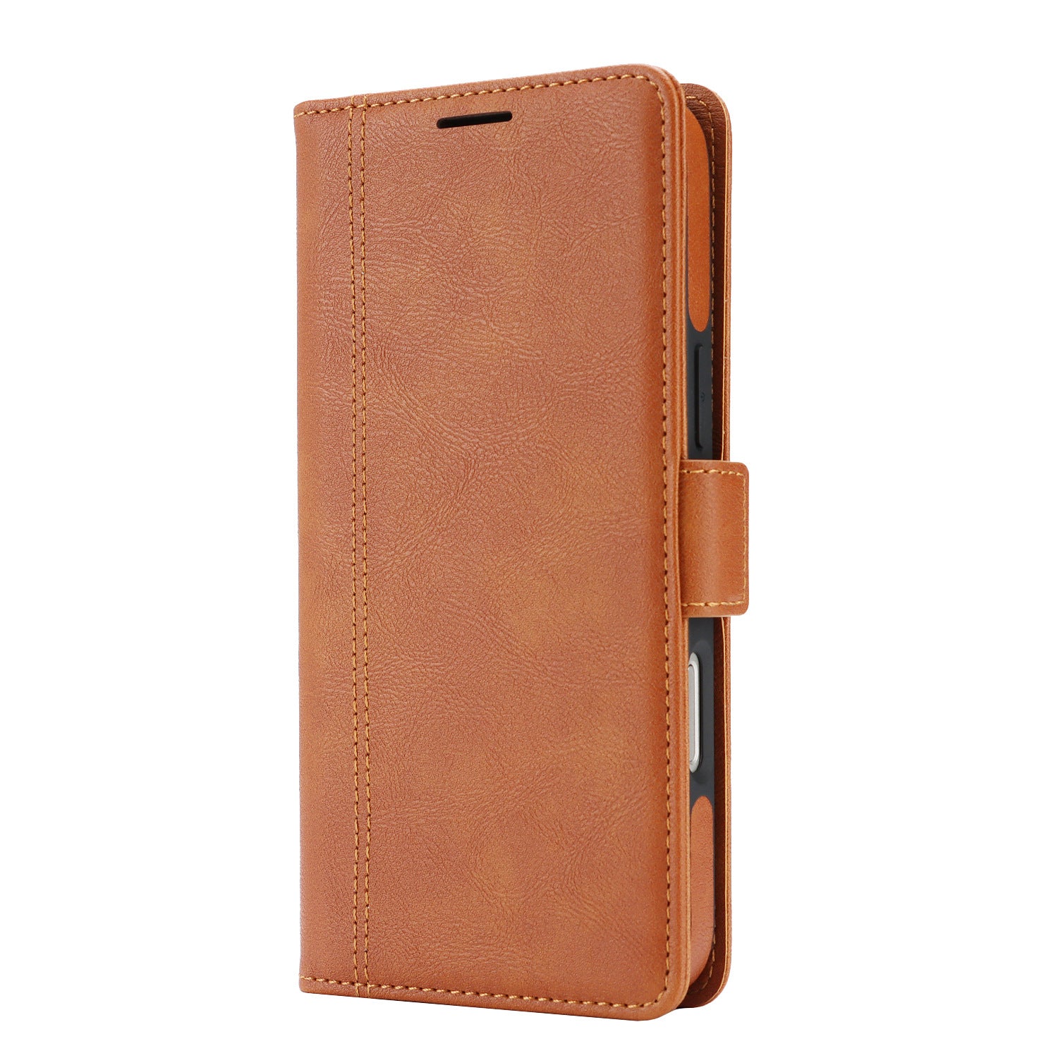 Coque de téléphone en cuir magnétique sans fil