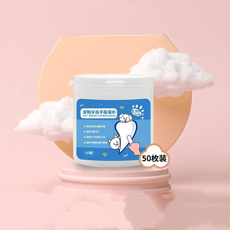 Wipes d'oreilles de nettoyage des dents de zone interdite aux animaux soigneusement sélectionnées