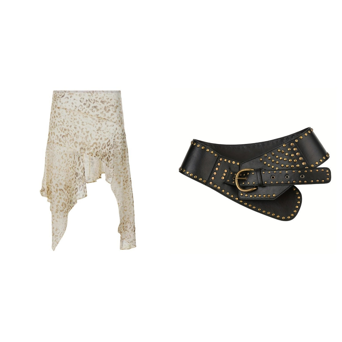 Summer Lazy-style Sexy Leopard-print Jupe
