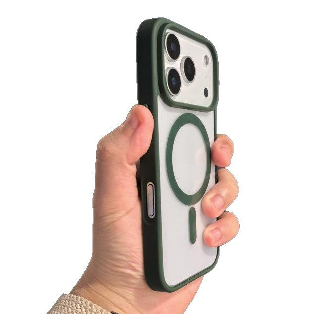 Boîtier de téléphone non jaune Transparent magnétique ultra-mince Protection anti-goutte