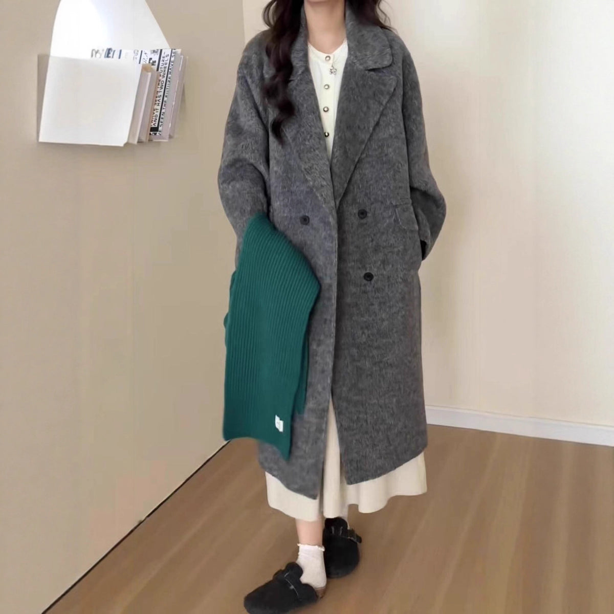 Dongdaemun manteau de laine double face