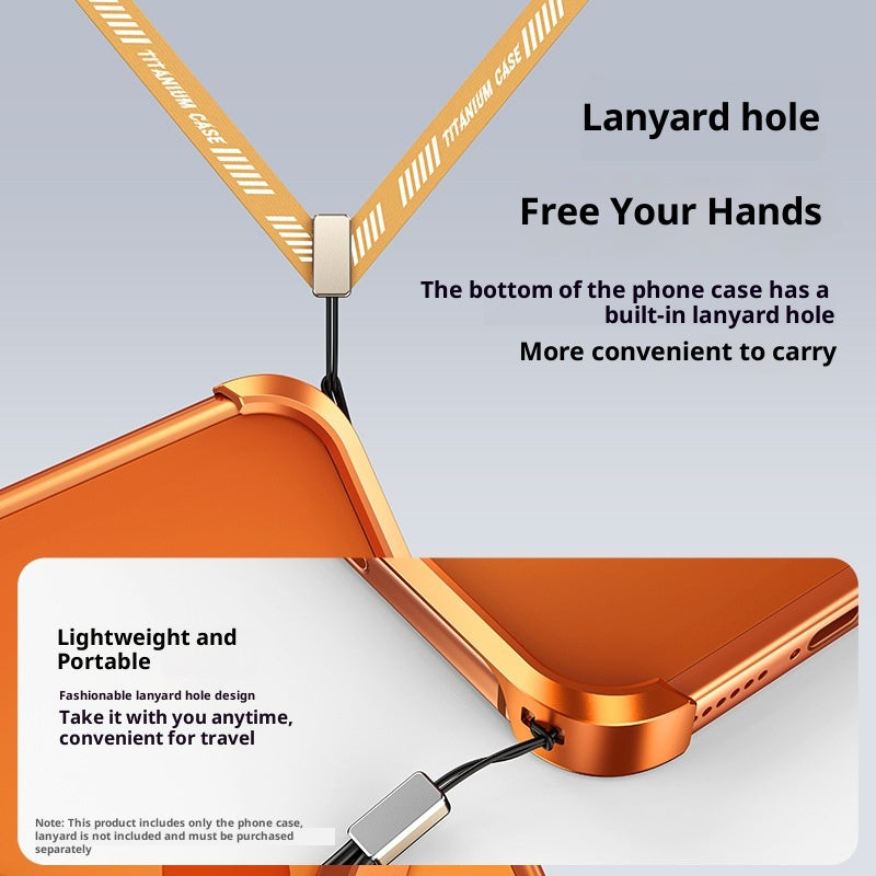 16Pro alliage d'aluminium Hollow sans cadre cas de dissipation de chaleur téléphone