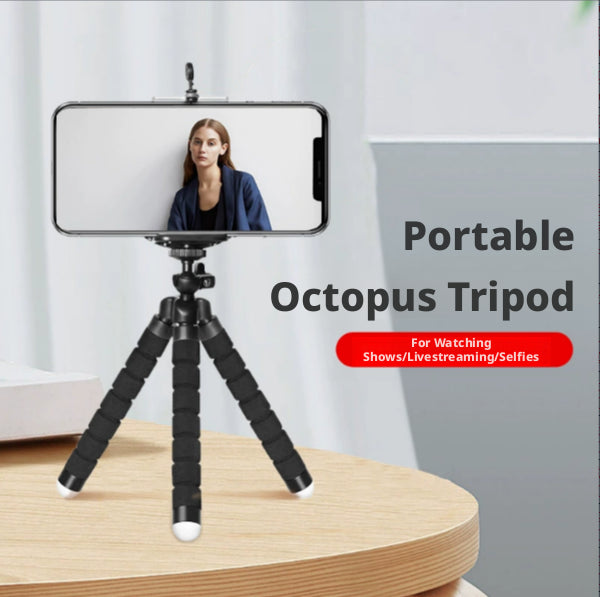 Octopus trépied noir-sponge + métal + pièce ABS-1