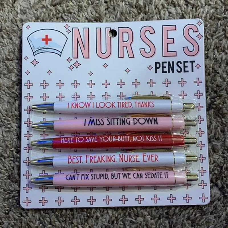 Infirmière Thème Copywriting Stylo Drôle Infirmière Rétractable Ballpoint