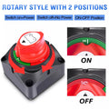 Isolateur de batterie 12V 600A coupé Kill Fit for Knob Marine Boat Camper UK