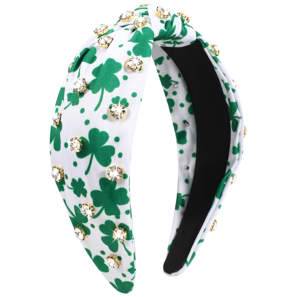 Bandeau en Strass incrusté d'Irish St Patrick