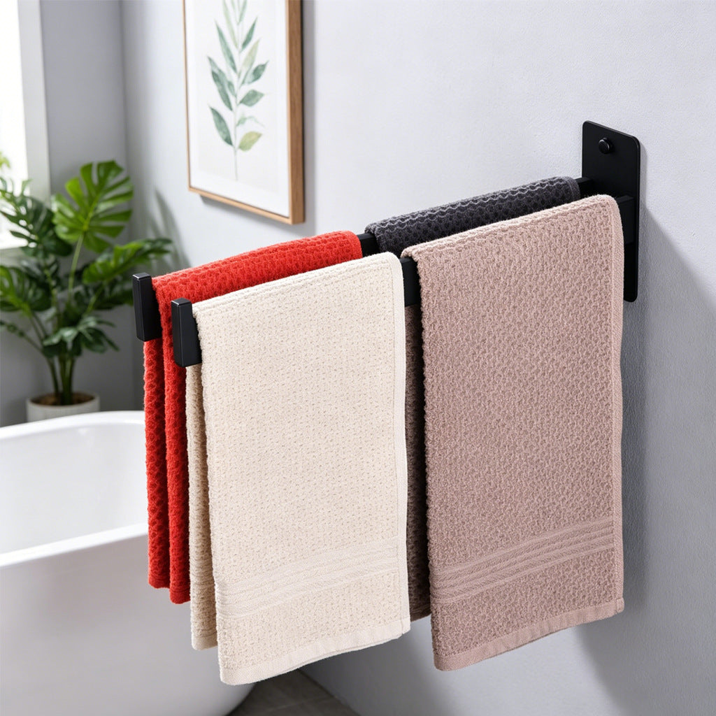 Porte serviette en acier inoxydable pour la salle de bains