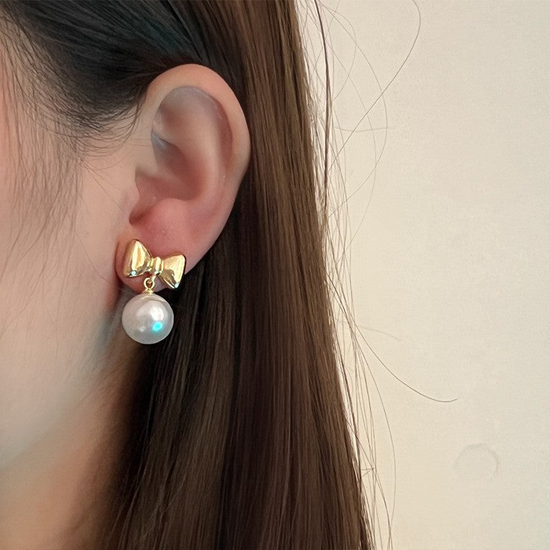 Boucles d'oreilles Perle Femmes haut de gamme Ear Drop Explosions Niche Design Light Luxury Ear Bijoux