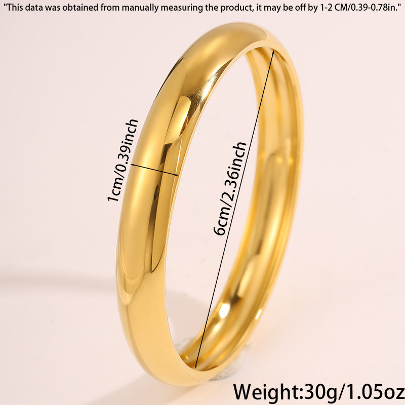 Mamans Non-fading Titanium Bracelet en acier