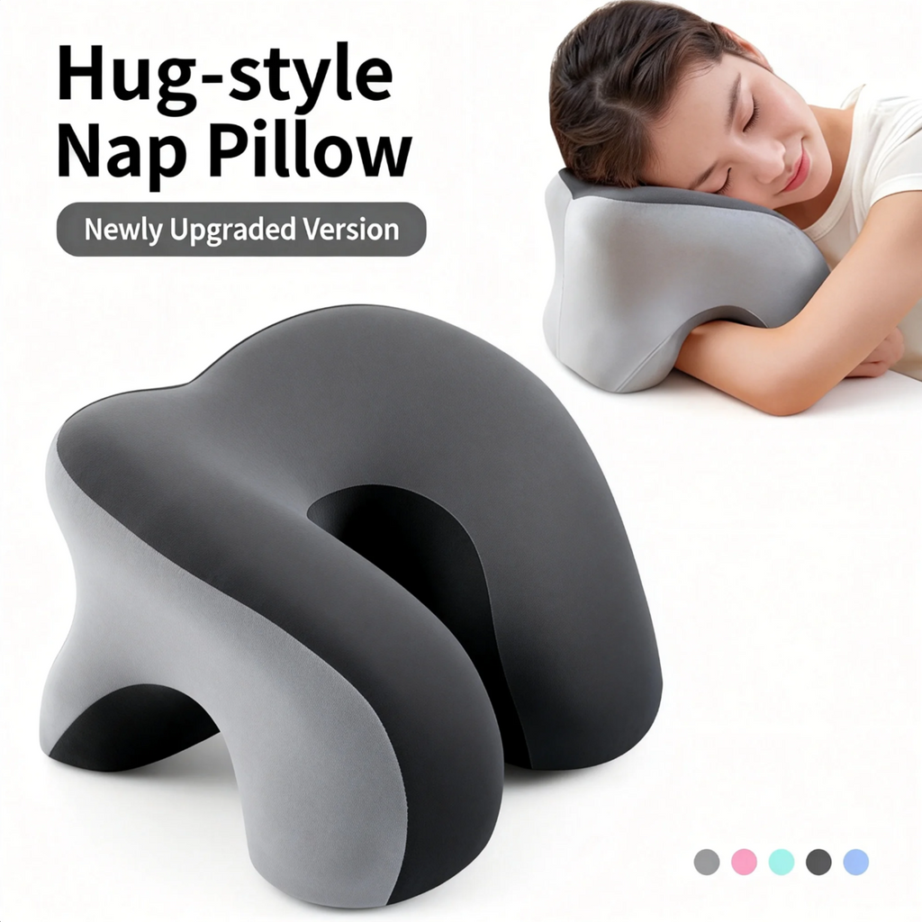 Oreiller en mousse de mémoire ergonomique pour le couchage de bureau