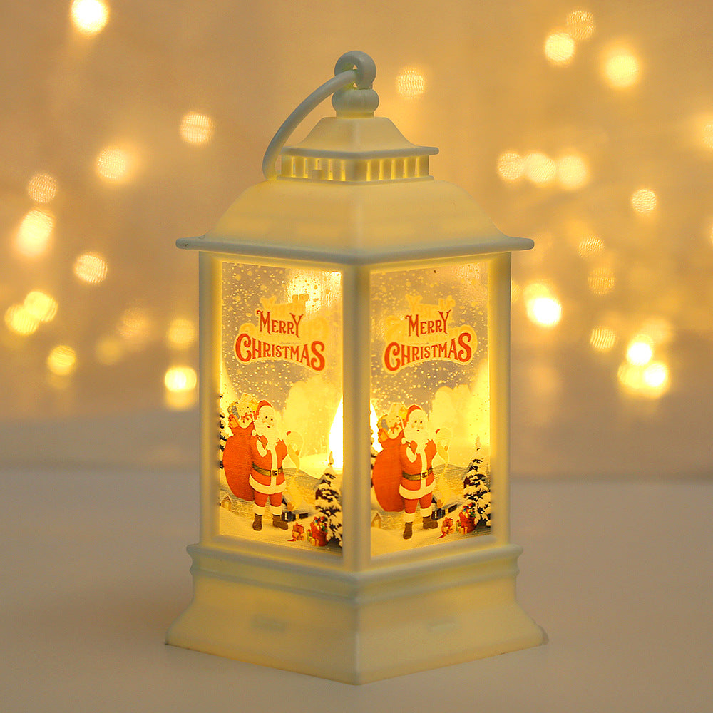 Décorations de Noël Noël pour les aînés Snowman Elk Lantern Pendentif de Noël Arbre