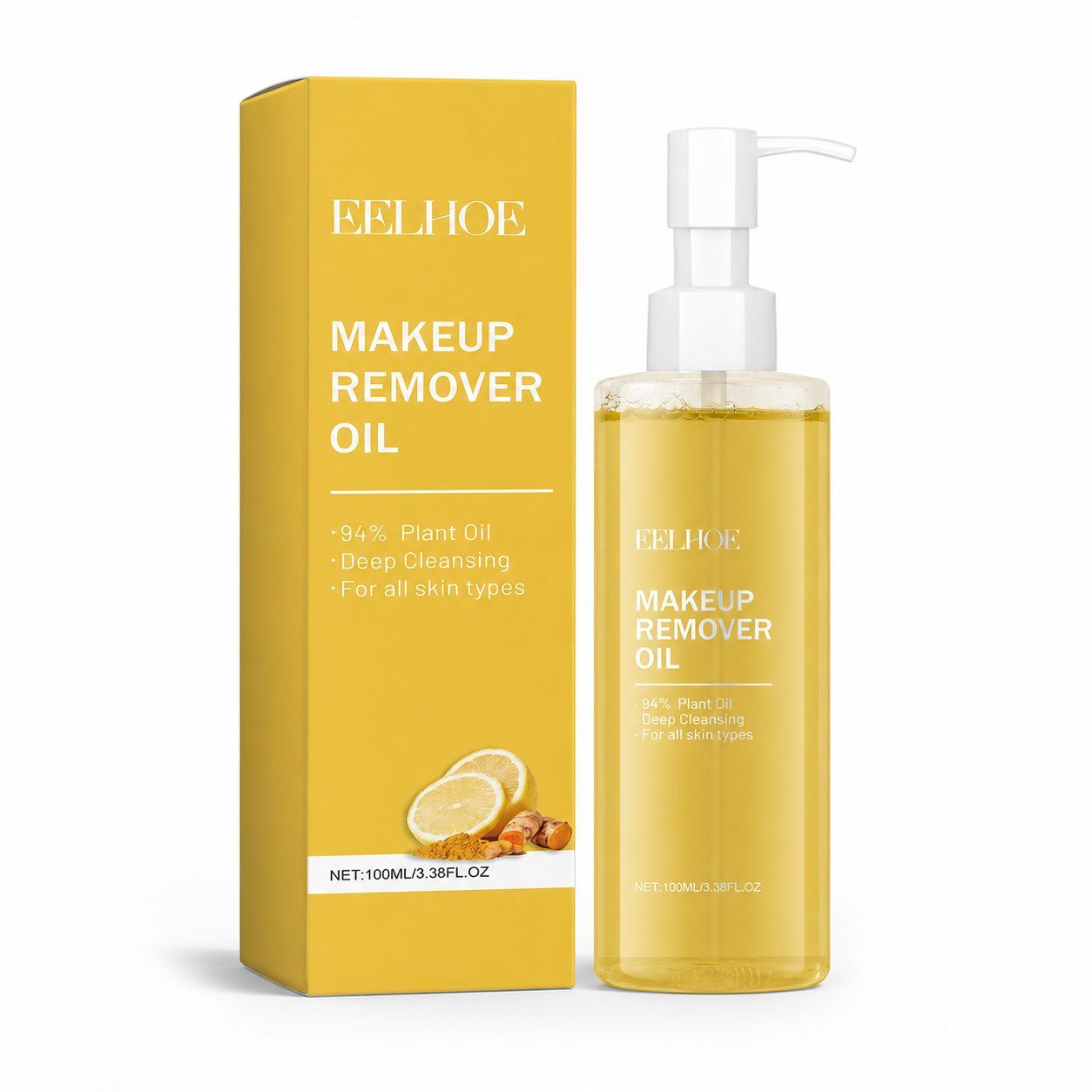 EELHOE Ginger Huile de démaquillant de citron